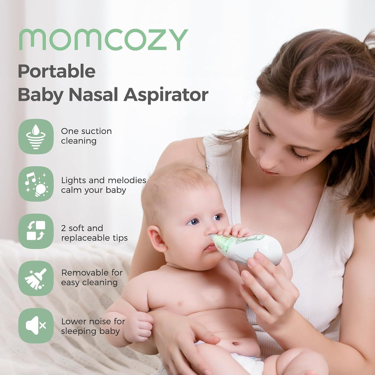 Momcozy Electric Nasal Aspirator for Baby
