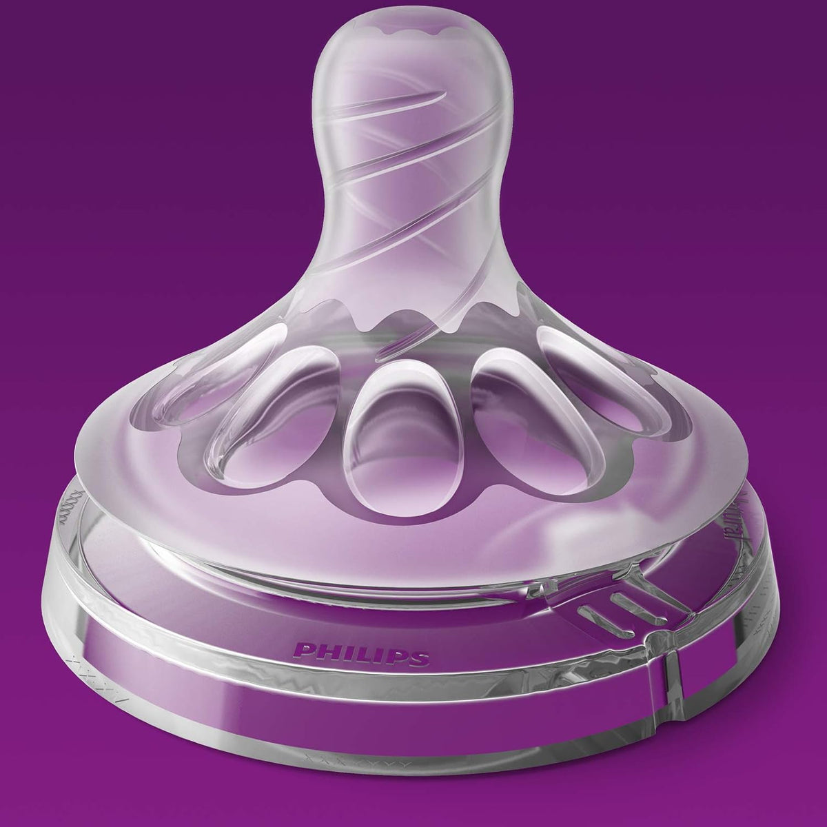 Philips Avent Natural Response Baby Bottle Nipple, Slow Flow, 4-Pack